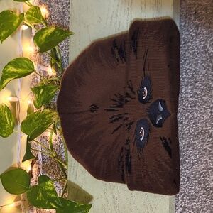 Women's Star Wars Chewbacca Brown Beenie Skully Winter Hat